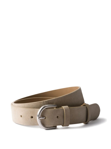  Prada Suede Belt - Neutrals 