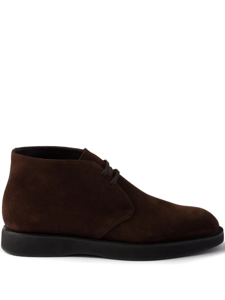  Prada Suede Desert Boots - Brown 