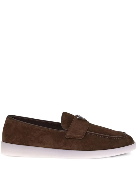  Prada Suede Loafers - Brown 