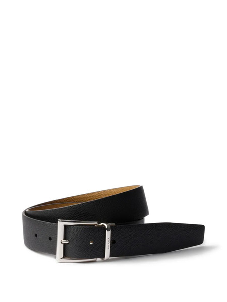  Prada Textured Belt - Black 