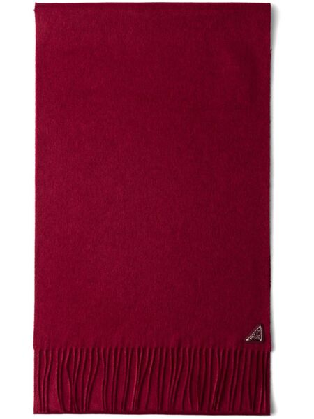  Prada Triangle-enamel Scarf - Red 