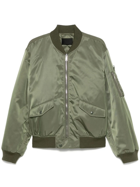  Prada Triangle-logo Bomber Jacket - Green 