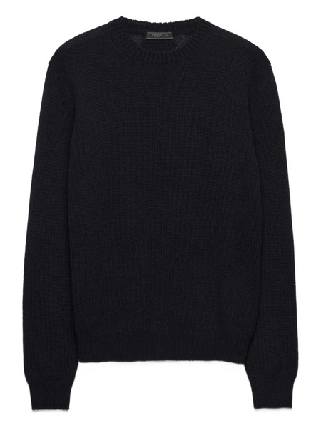  Prada Triangle-logo Cashmere Sweater - Blue 