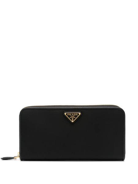  Prada Triangle-logo Econyl® Wallet - Black 