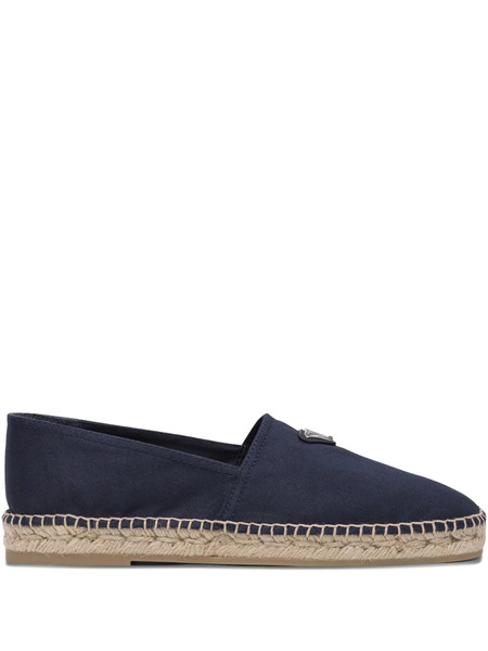  Prada Triangle-logo Espadrilles - Blue 