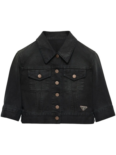 Prada Triangle-logo Jacket - Black 