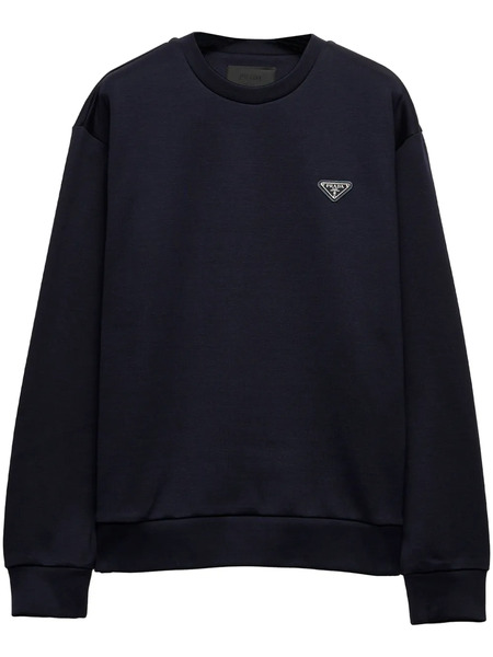  Prada Triangle-logo Sweatshirt - Blue 
