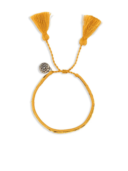  Prada Two-tone Suede Bracelet - Yellow 