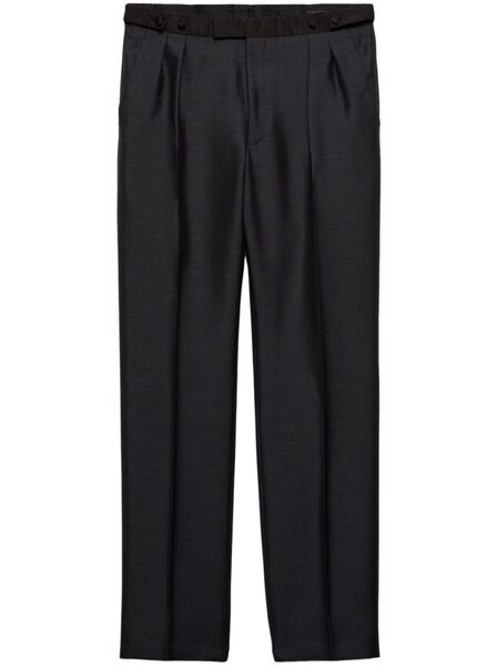  Prada Wide-leg Trousers - Grey 