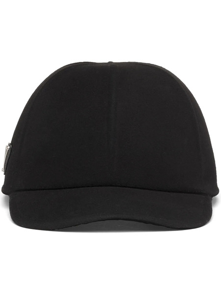  Prada Wool-felt Baseball Cap - Black 