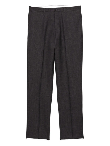 Prada Wool Tailored Trousers - Grey 