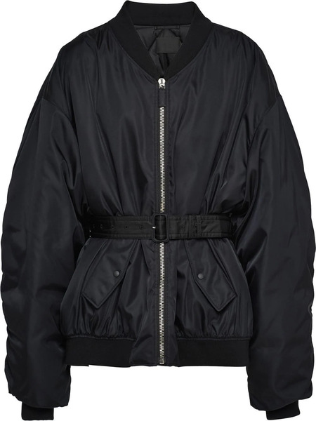  Prada Zip-fastening Bomber Jacket - Black 