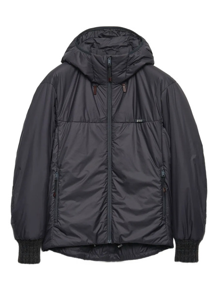  Prada Zip-up Hooded Jacket - Grey 