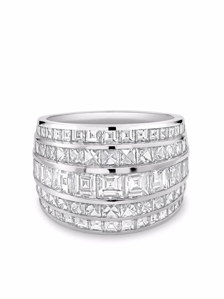  Pragnell Platinum Manhattan Classic Diamond Ring - Silver 