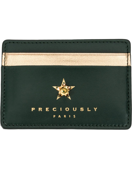  Preciously Star Embellished Cardholder - Green 