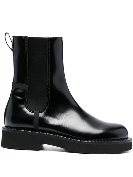  Premiata Ankle-length Leather Boots - Black 