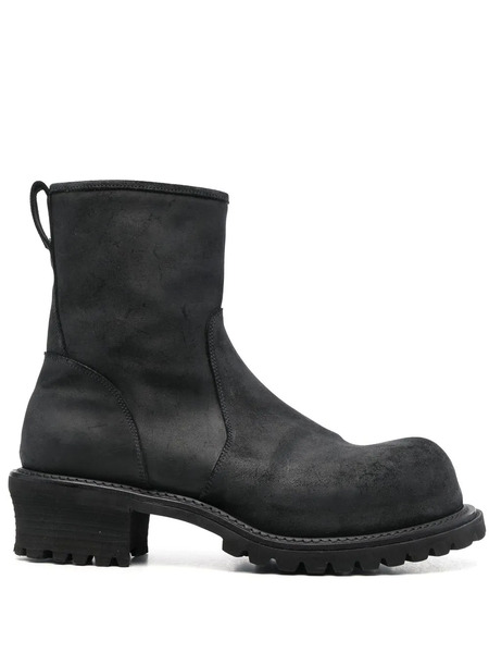  Premiata Ankle Side-zipped Boots - Black 