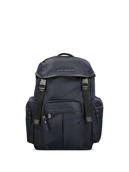  Premiata Brooker Leather-trim Backpack - Blue 
