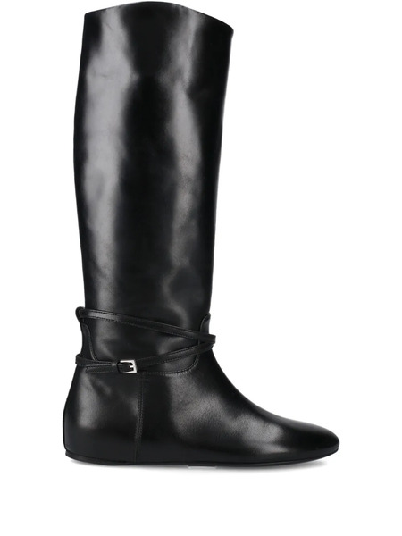  Premiata Buckle Strap Boots - Black 