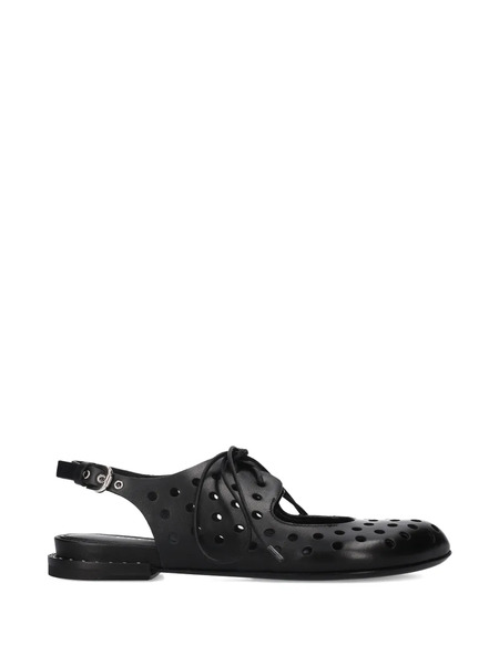  Premiata Cut-out Slingback Pumps - Black 