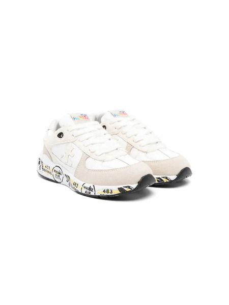  Premiata Kids Robin Panelled Sneakers - Neutrals 