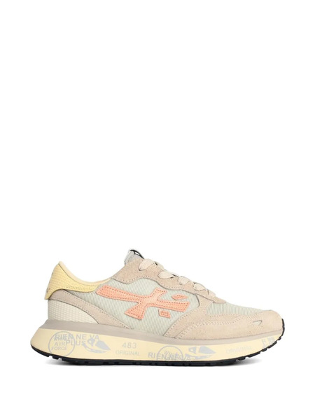  Premiata Lauryn 8184 Suede-inserts Sneakers - Neutrals 