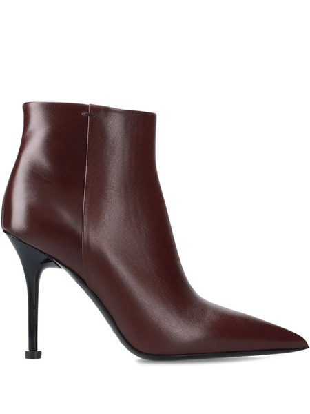  Premiata 100mm Pointed Stiletto Boots - Brown 