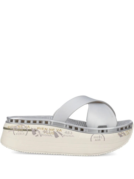 Premiata Moura Slides - Silver 