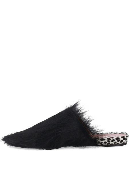  Premiata Polka-dot Pattern Mules - Black 