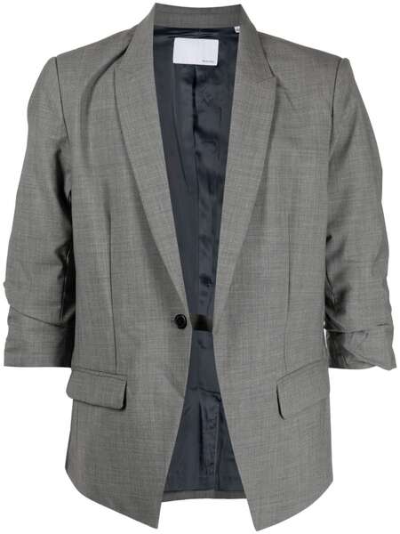  Private Stock The Darius Roll-sleeve Blazer - Grey 