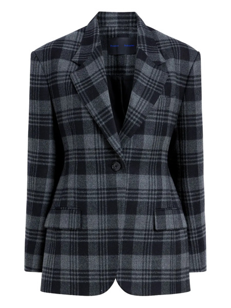  Proenza Schouler Checked Wool Blazer - Grey 