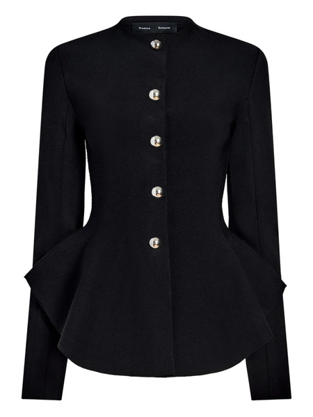  Proenza Schouler Dasha Buttoned Jacket - Black 