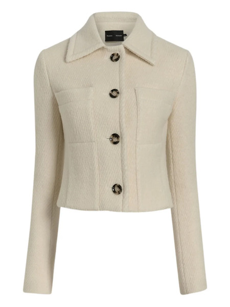  Proenza Schouler Kinsley Buttoned Jacket - Neutrals 
