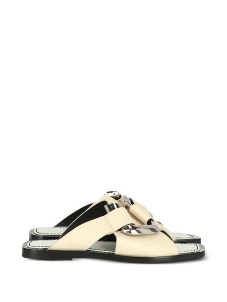  Proenza Schouler Square-toe Sandals - Neutrals 