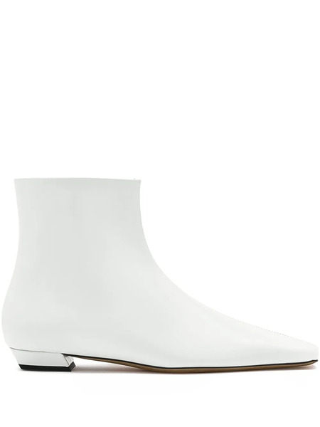  Proenza Schouler Trap Ankle Boots - White 