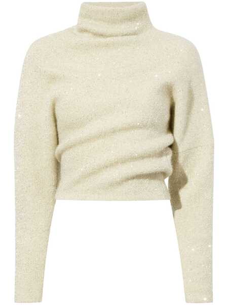  Proenza Schouler Twisted Sequin-embellished Jumper - Neutrals 