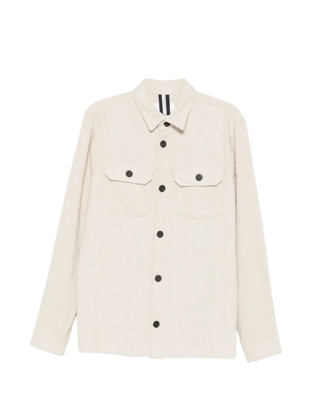 Profuomo Bouclé Overshirt - Neutrals 