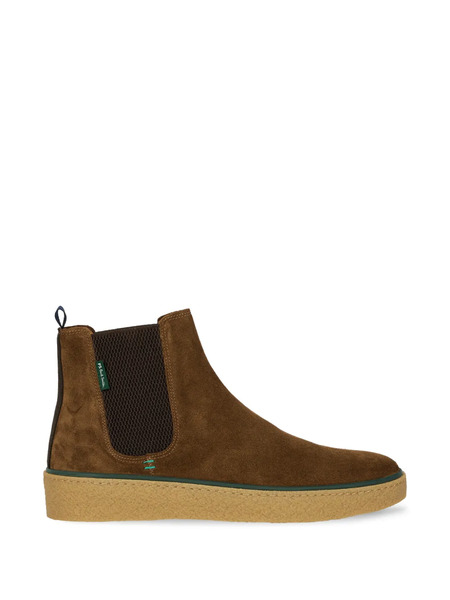  Ps Paul Smith Bash Elasticated-panels Suede Boots - Brown 