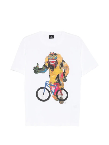  Ps Paul Smith Bike Monster T-shirt - White 