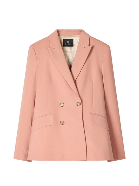  Ps Paul Smith Button Double-breasted Blazer - Pink 