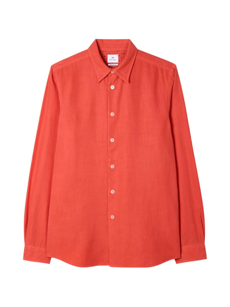  Ps Paul Smith Button-down Point-collar Shirt - Red 