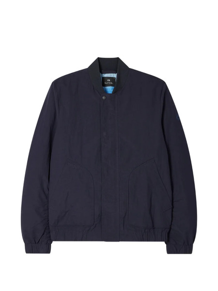  Ps Paul Smith Buttoned Bomber Jacket - Blue 