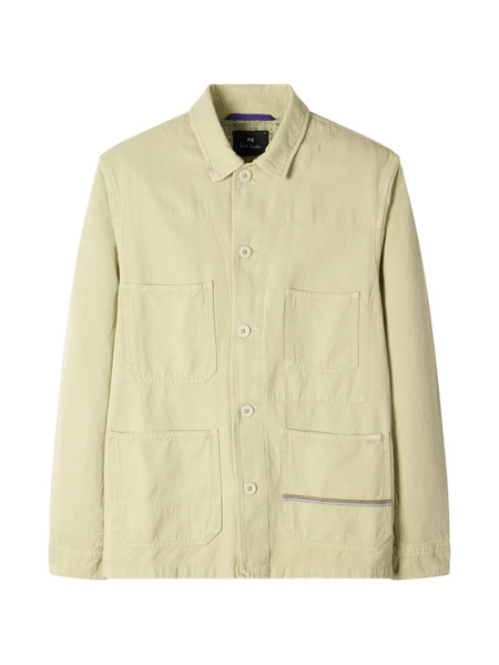  Ps Paul Smith Buttoned Overshirt - Green 
