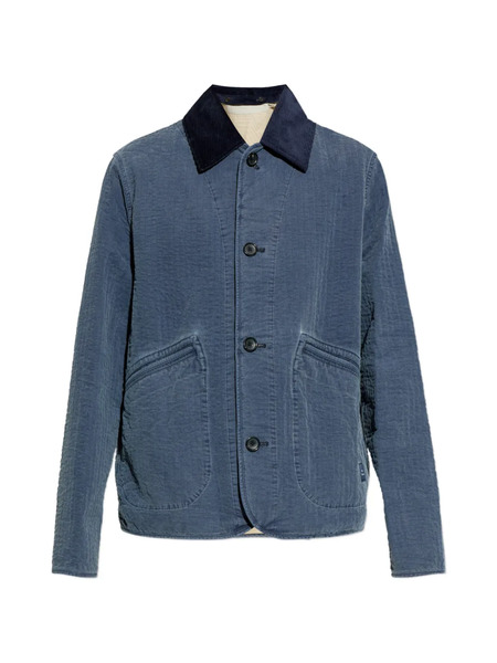  Ps Paul Smith Corduroy Collar Jacket - Blue 