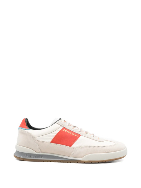  Ps Paul Smith Dover Suede-panel Sneakers - Neutrals 