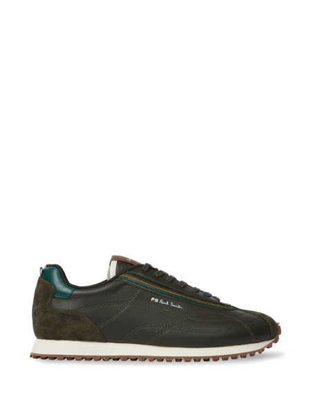  Ps Paul Smith Haskell Leather Sneakers - Green 