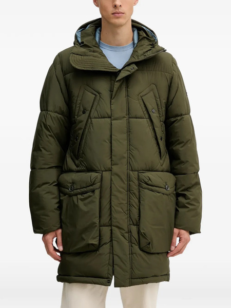  Ps Paul Smith Hooded Padded Jacket - Green 
