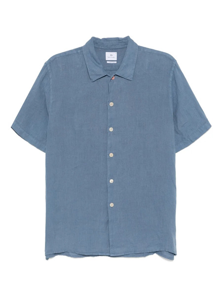  Ps Paul Smith Linen Shirt - Blue 
