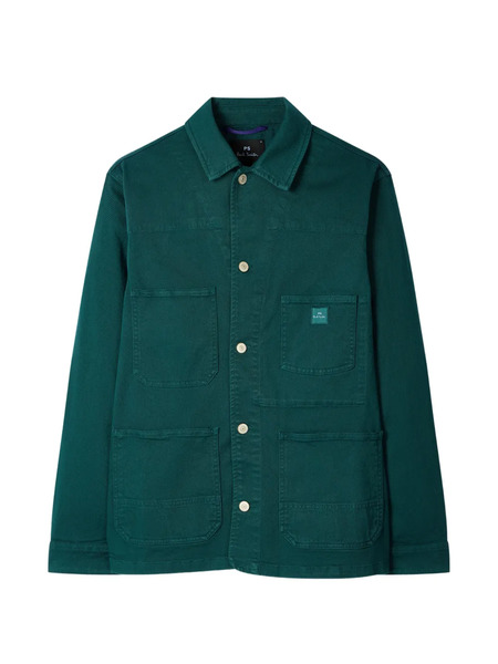  Ps Paul Smith Lofo-patch Pocket Shirt Jacket - Green 