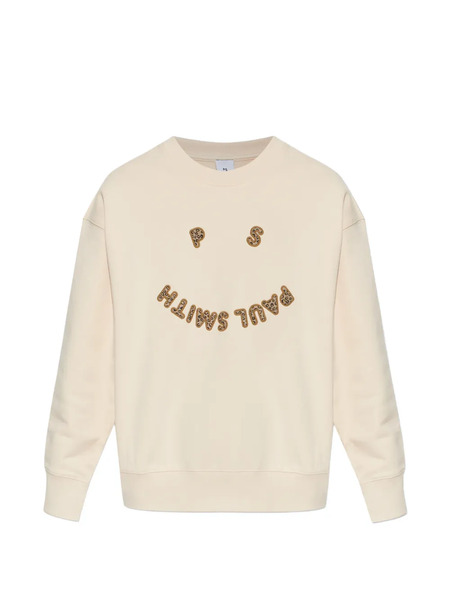  Ps Paul Smith Logo-lettering Sweatshirt - Neutrals 